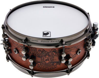 "Mapex 12""x5,5"" DL Warbird Snare Drum SAS0 Satin Natural over Walnut"