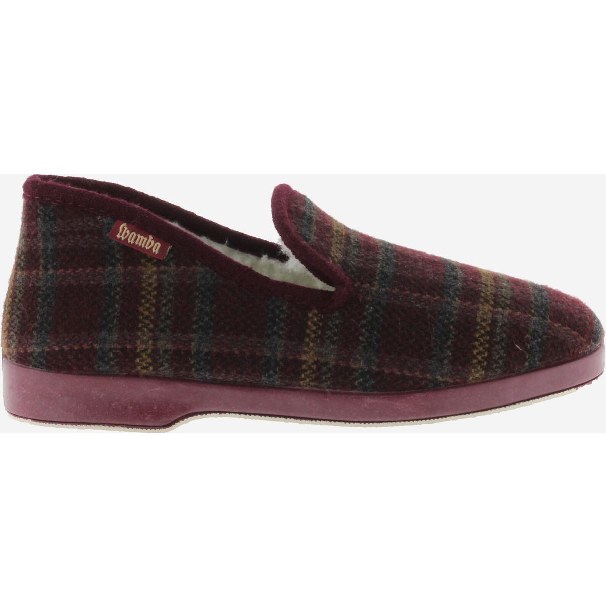 Victoria Confortable Cuadros H/Torcido burdeos (41) 41 202001-41-41