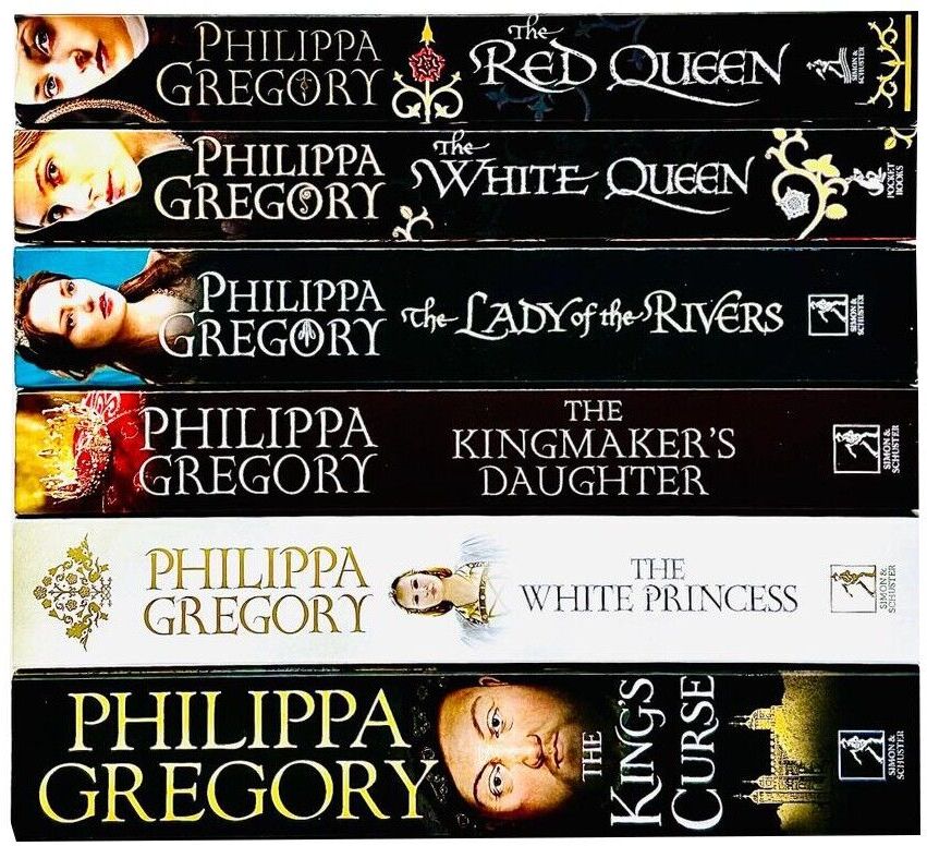 Simon & Schuster UK The Cousins' War Complete 6 Book Collection Set by Philippa Gregory - Historical Fiction Paperback - White Queen, Red Queen, Lady of the Rivers & More