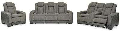 "Signature Design by Ashley Next-Gen DuraPella Gray 3-Piece Upholstery Package - 86"" W x 39.5"" D x 43"" H"