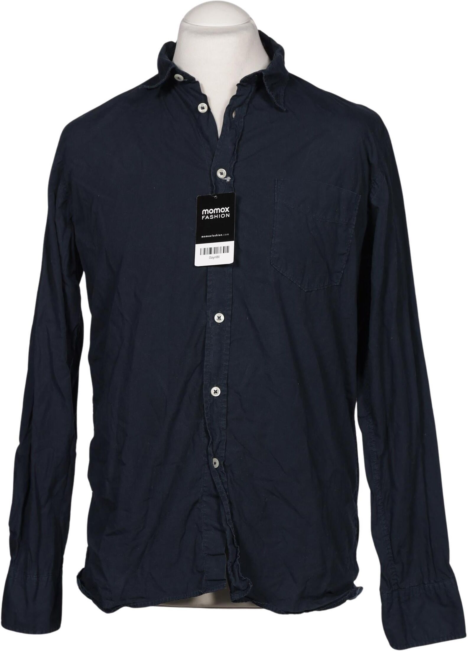 Universal Works Herren Hemd, Marineblau, Gr. M, Baumwolle - Second Hand