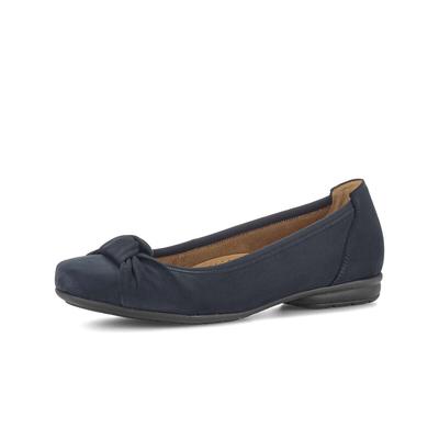 Ballerina GABOR "Sportliche Ballerina", Damen, Gr. 37, blau, Schuhe Ballerina