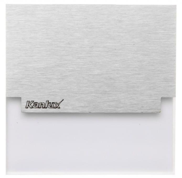Kanlux Sabik WW LED inbouwspot, zilverkleurig