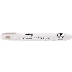 Viking CM2.4 Non-permanent Kreidemarker Weiß Mittel Rundspitze 2.4 mm