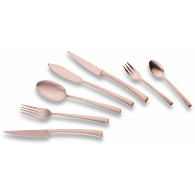 Besteck-Set ECHTWERK "Avelino", braun (bronzefarben), 42 tlg., Edelstahl 18/10, Essbesteck-Sets, Tafelbesteck, hochwertige Geschenkkassette