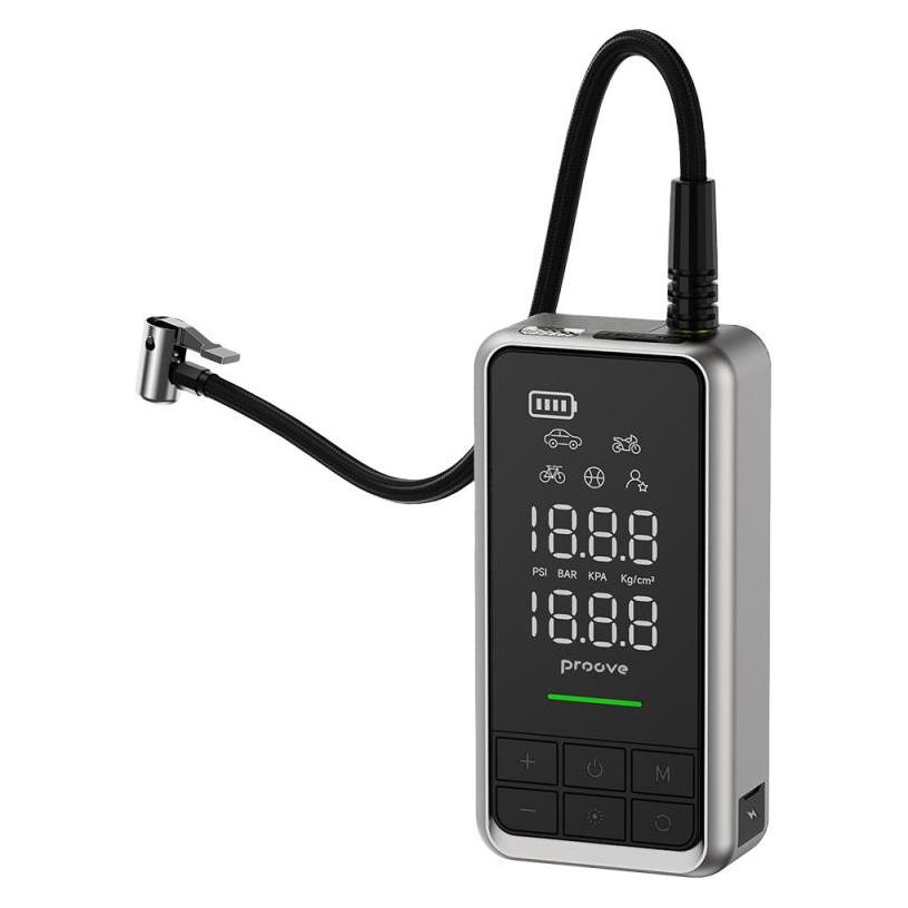 Proove - Car Jump Starter (JSAP10400203) - 2 in 1 Air Jump + Pump, 10400mAh, 1000A - Gray (1000 A, 10400 mAh) (OTHER)