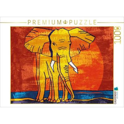 CALVENDO Puzzle Elefanten-Traum 8 | 1000 Teile Lege-Größe 64x48cm Foto-Puzzle für glückliche Stunden