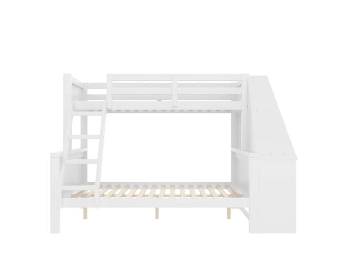 Lit superposé en pin blanc 90x200cm