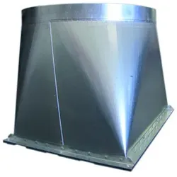 S&P ? Übergangsstutzen ? US RHE 6000 ? 700x510 mm / Ø 630 mm ? verzinkt ? für Lü...