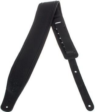 "Levys PM32 Pad. Leather Strap 3"" BK Noir"