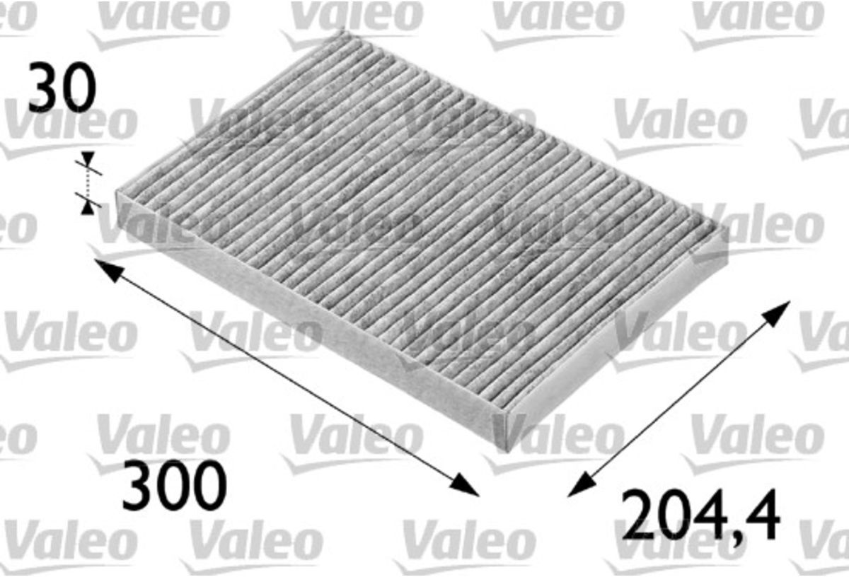 Innenraumluftfilter mit Aktivkohle VALEO 698683