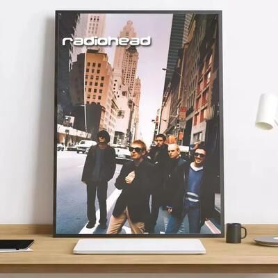 Uplift Treasures Radiohead Inspired Rainbow Canvas Wall Art Poster 1 15x20cmframeless
