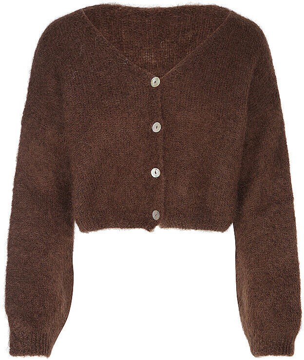 AMERICAN DREAMS Cardigan Cropped Fit CORNELIA braun   L L