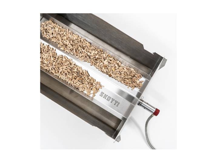 Grillschale Skotti Smak , silber (grau), B:12,5cm H:2cm T:32cm, Edelstahl, Backbleche, Grillschale