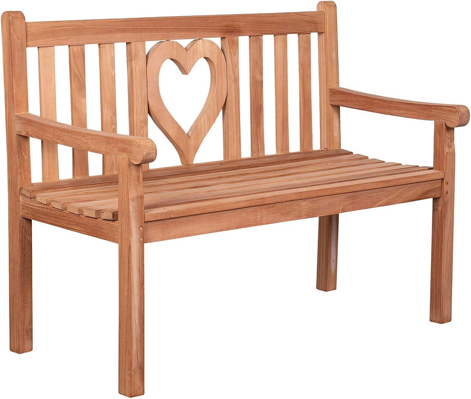 Riess Ambiente Gartenbank Empire Teak - 120x59cm - Natur - Teakholz