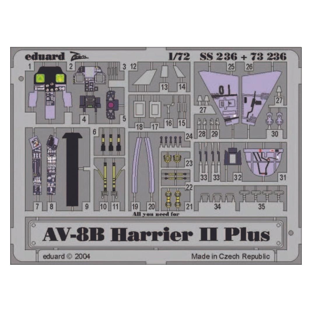 Eduard AV-8B Harrier II Plus (73236)