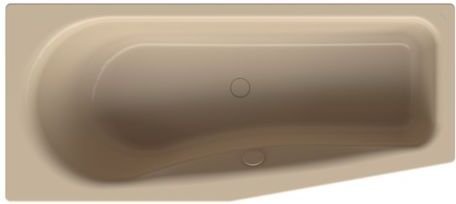 Bette BetteLuna Badewanne 2760-003 bahamabeige, 170x75x45cm, Schräge Fußende rechts