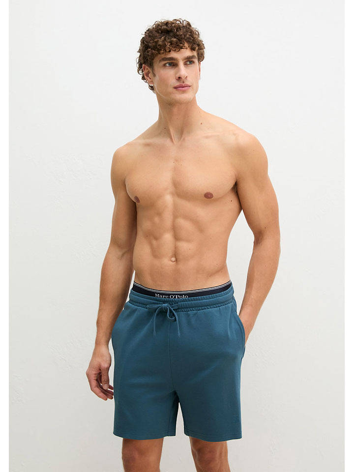 Marc O´Polo Bodywear Sweatshorts in Blau - L