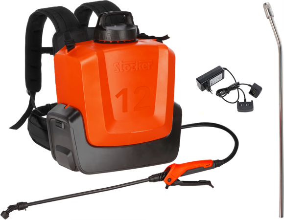 Stocker Ergomist 12 - Akku-Rückenspritze - 12 L Tank - 21 V - SOLO - OHNE AKKU UND LADEGERÄT
