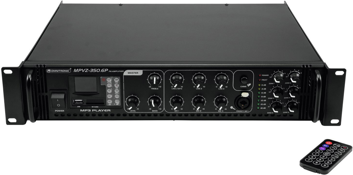 Omnitronic Mpvz-350.6p Mischverstärker