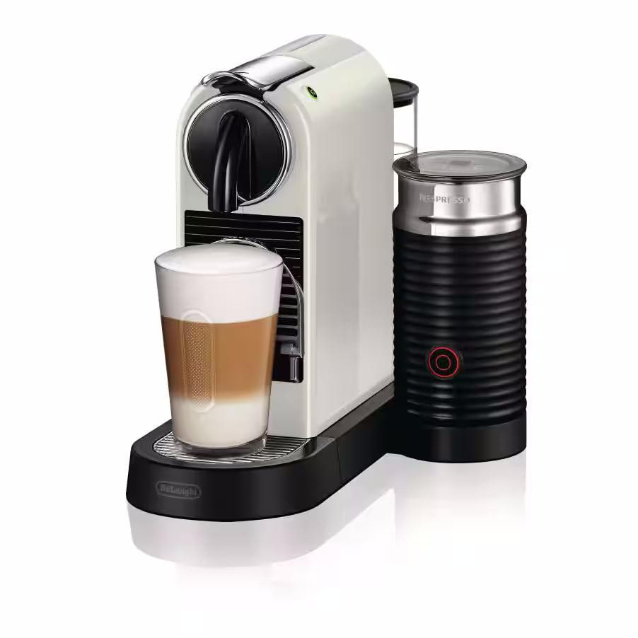 Nespresso Kaffeekapselmaschine DeLonghi Citiz Milk EN 267.WAE Weiß