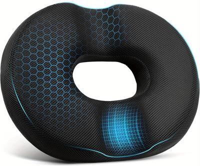 Uplifted Trends Memory Foam Orthopedic Donut Pillow For Hemorrhoid Relief And Sciatica Support Seat Cushion Memory Foam Orthopedic Donut Pillow For Hemorrhoid Relief And Sciatica Support Seat Cushion