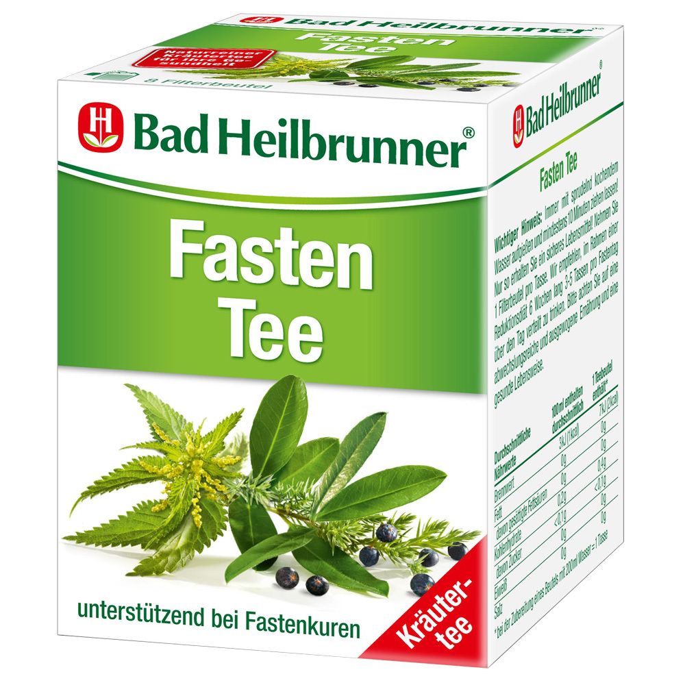 BAD Heilbrunner Fastentee Filterbeutel 8x1,8 g