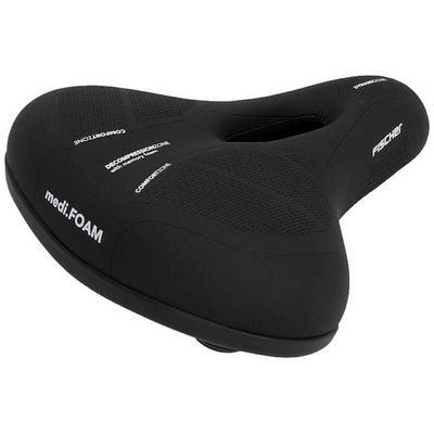FISCHER FAHRRAD R.E.Med MEMORY FOAM Sattel Schwarz