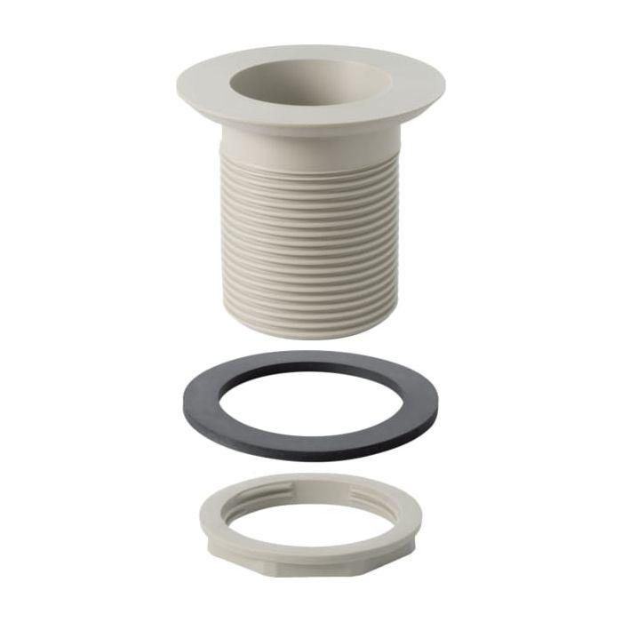 Geberit Ablaufventil 352329081 Rg 60 x 1/8", Rundgewinde, Kunststoff, kieselgrau