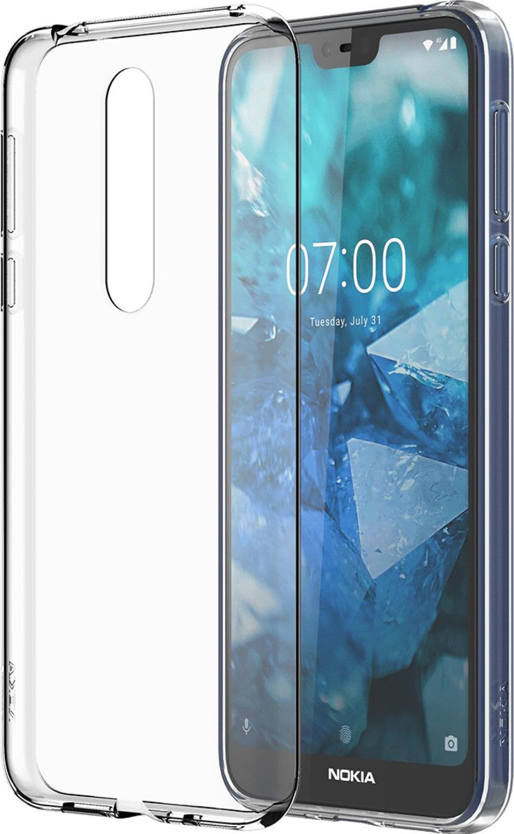 Nokia CC-170 flip cover voor de 7.1, transparant