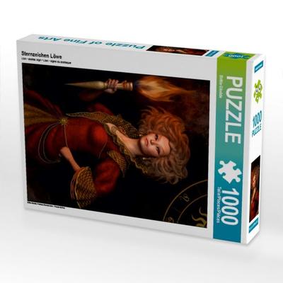 CALVENDO Puzzle Sternzeichen Löwe | 1000 Teile Lege-Größe 64x48cm Foto-Puzzle für glückliche Stunden