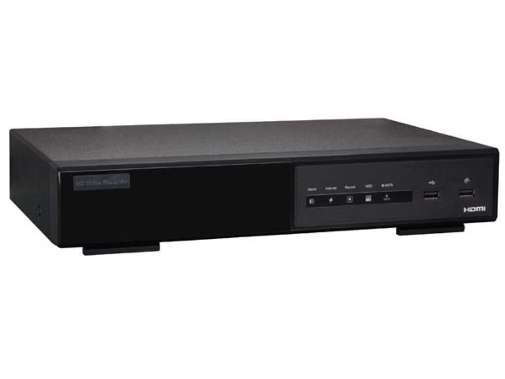 Eagle Eyes ETS IP-recorder met PoE-switch en NAS-functie, HD, 4 kanalen, 1,3 MP