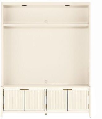 Jessa Media Console with Hutch - Ballard Designs