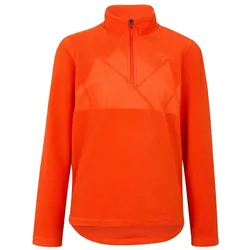 Ziener Kinder Fleecepullover JONKI orangered - 128 - 128