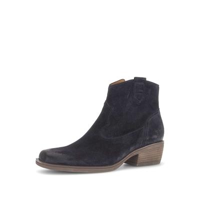 Cowboy Boots GABOR "Cowboy Boots", Damen, Gr. 35,5, blau, Schuhe