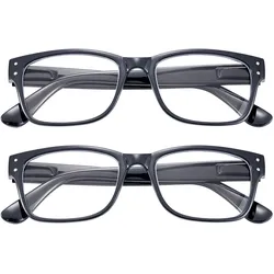 2er-Set Bildschirm-Brille Blaulichtfilter +2,5 Dioptrien: Augenschutz für PC, Handy & Gaming, für entspanntes digitales Leben!