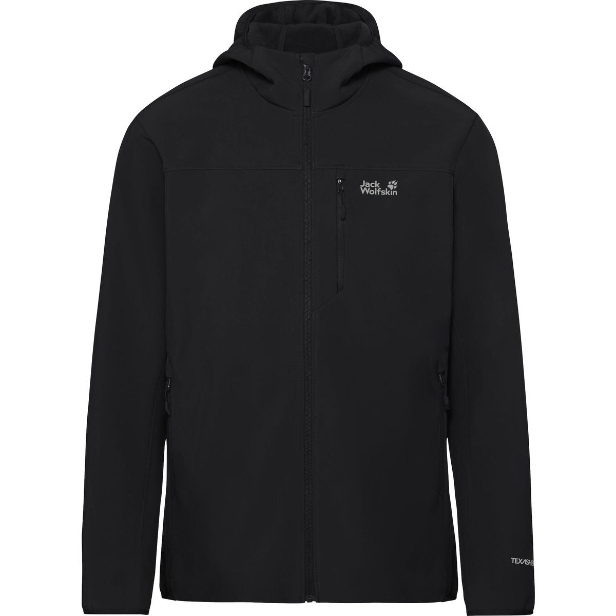 Jack Wolfskin Wild Winds Hooded Jacket M black (6000) S A66308_6000_A06