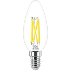 Philips LED Lampe MASTER LEDCandle, B35, E14, 5,9W, 2700K, klar, dimmbar PH44957200