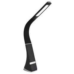 Tischleuchte LED Leselampe Beistelllampe schwarz satiniert Touch-Dimmer H 50 cm