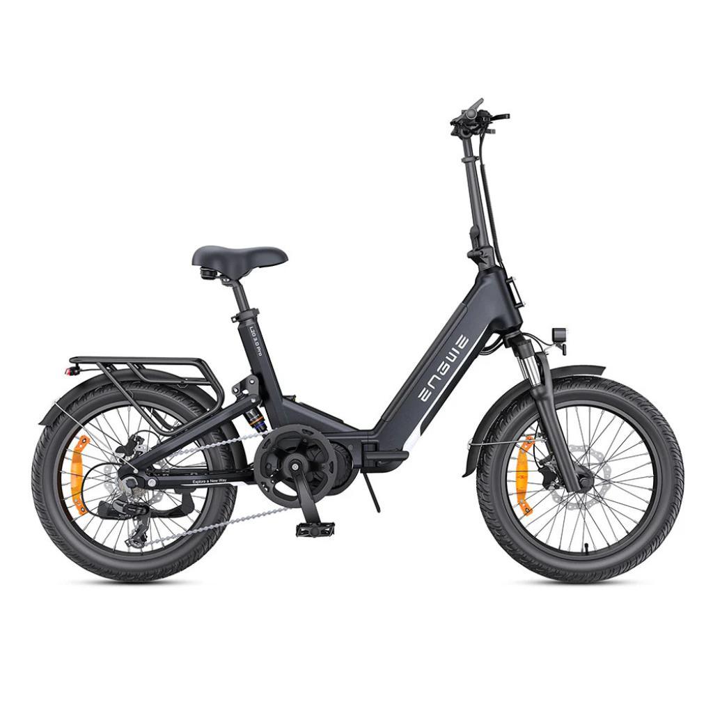 ENGWE L20 3.0 Pro - E-Klapprad - 20 Zoll - 250W Motor - 110 km Reichweite - Scheibenbremsen - 720Wh Akku - Federgabel - Schwarz