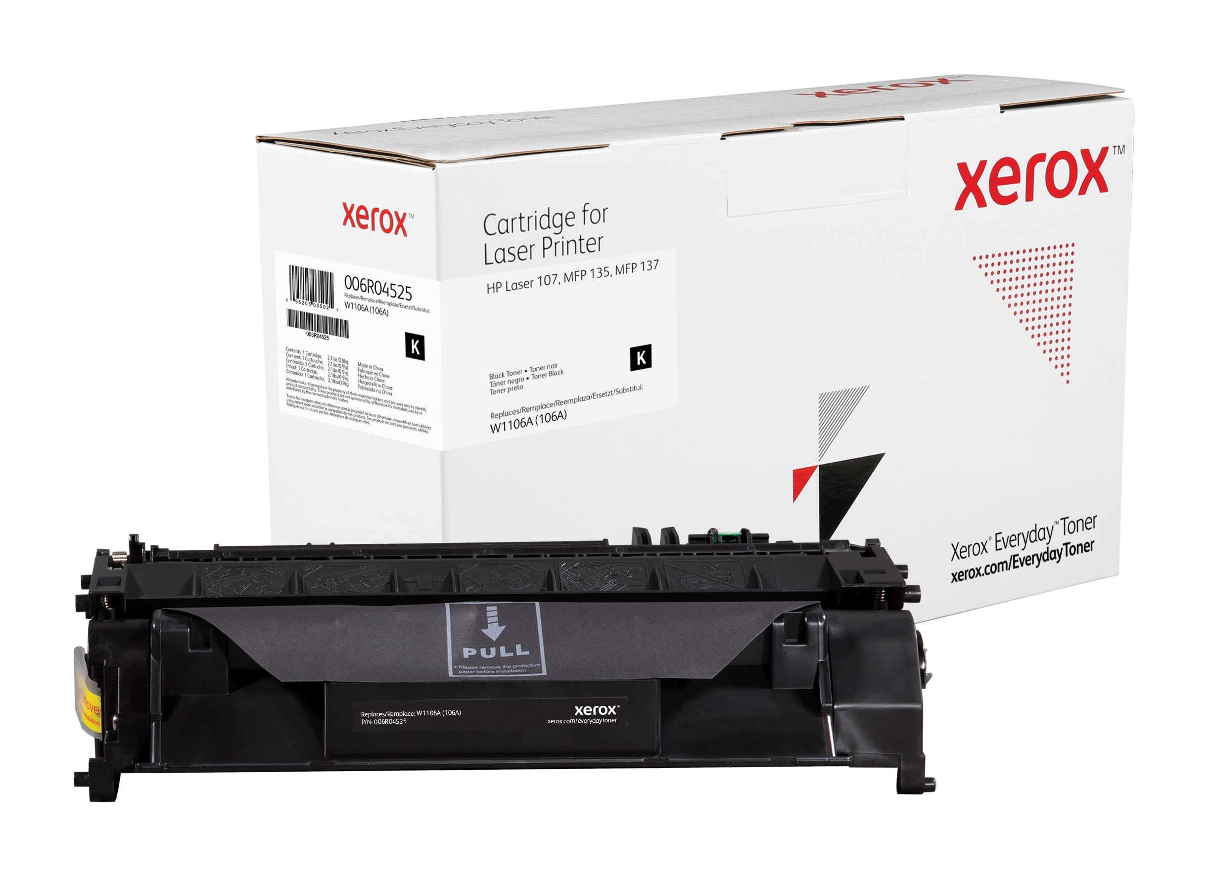 Xerox Everyday Alternativtoner für W1106A Schwarz für ca. 1000 Seiten 006R04525