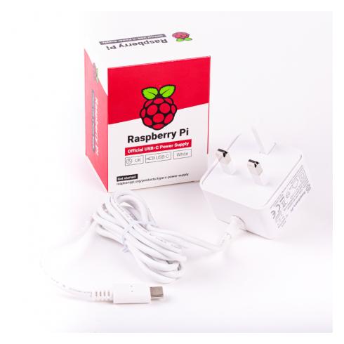 Raspberry Pi RPI PS 15W WT UK Pi (KSA-15E-051300-HX)