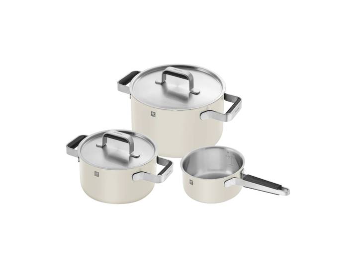 Zwilling Zwilling Pure Topfset 5-teilig Elfenbeinweiß