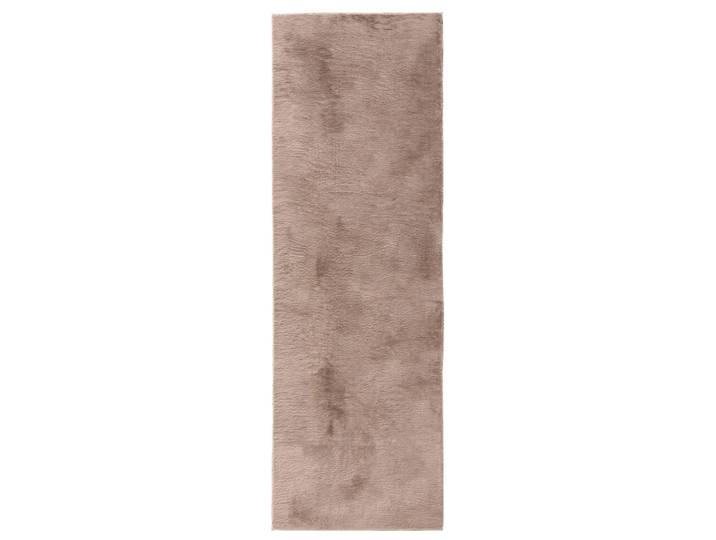 Tapis fausse fourrure taupe 70x200
