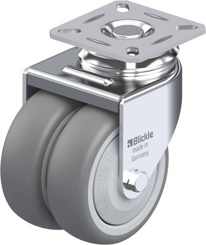 Blickle 574632 LDA-TPA 75KF Doppel-Lenkrolle Rad-Durchmesser: 75mm Tragfähigkeit (max.): 100kg 1St.