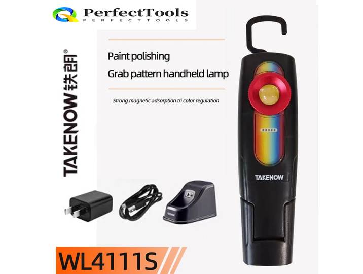 Takenow outils de détail de voiture finition de peinture de voiture lampe balayage tourbillon poignée magnétique multifonction réparation automobile feux de travail