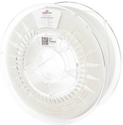 Spectrum Filaments 80718 PCTG GF10 Filament PCTG+GF Glasfaserverstärkt, hohe Steifigkeit, hohe Zugfestigkeit, chemisch beständig