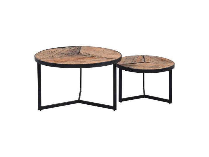 Zweisatztisch Oxford, Johann Jakob, braun, Holz