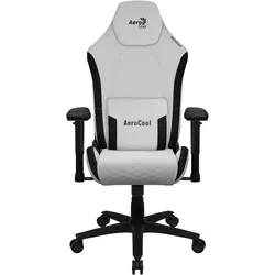 AeroCool CROWNMOONSW Videospiel-Stuhl Universal-Gamingstuhl Gepolsterter Sitz, Gaming Stuhl, Weiss
