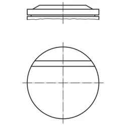 Kolben MAHLE 002 71 12 für Mercedes-Benz T1